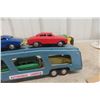 Image 11 : SSS Japan Friction Worldwide Automobile Carrier With 3 Cars & Box, 1950s, 17"