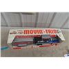Image 4 : NyLint U-Haul Mover Trio Toy Set 4158 Blue Chevy Blazer With Boat & Trailer, 1970s, 22"