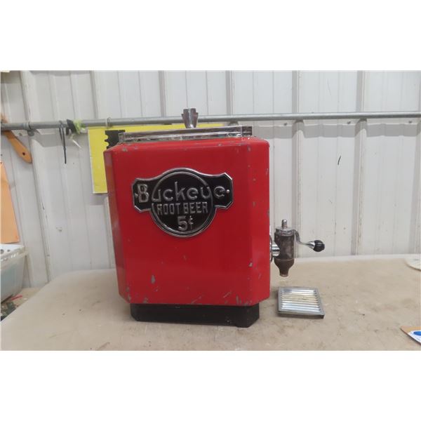 Buckeye Root Beer 5¢ Soda Fountain Syrup Dispenser, 1930s–40s