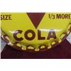 Image 4 : 3V Cola Metal Embossed Bottle Cap Sign, 1950s, Die-Cut, 29" Diameter