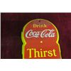 Image 5 : Coca-Cola 'Thirst Knows No Season' Porcelain Thermometer, 1940s
