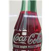 Image 4 : Coca-Cola Metal Tin Bottle Graphic Sign, 1947, 14" x 32"