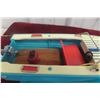 Image 11 : Buddy L Dock Co Marine Toy Truck & Boat Pressed Steel, 1950s–60s, Truck 14 1/2" Boat 9"