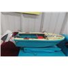 Image 9 : Buddy L Dock Co Marine Toy Truck & Boat Pressed Steel, 1950s–60s, Truck 14 1/2" Boat 9"