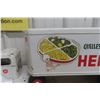 Image 15 : Otaco Minnitoy Heinz 57 Pickle Pressed Steel Truck And Trailer 1940s Or 1950s 28"