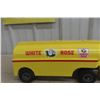 Image 11 : Wyandotte Die Cast Metal White Rose Tanker Truck And Trailer 1950s 20" Professionally Restored