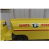 Image 6 : Wyandotte Die Cast Metal White Rose Tanker Truck And Trailer 1950s 20" Professionally Restored