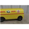 Image 7 : Wyandotte Die Cast Metal White Rose Tanker Truck And Trailer 1950s 20" Professionally Restored