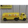 Image 9 : Wyandotte Die Cast Metal White Rose Tanker Truck And Trailer 1950s 20" Professionally Restored