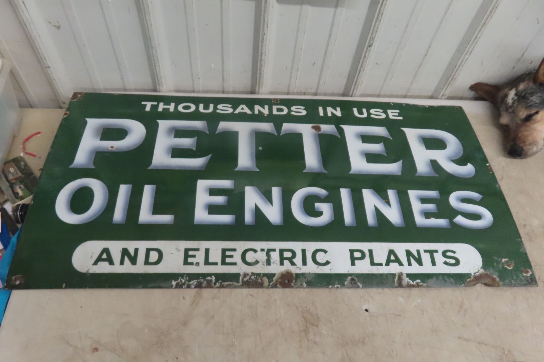 Petter Oil Engines Porcelain Sign 18