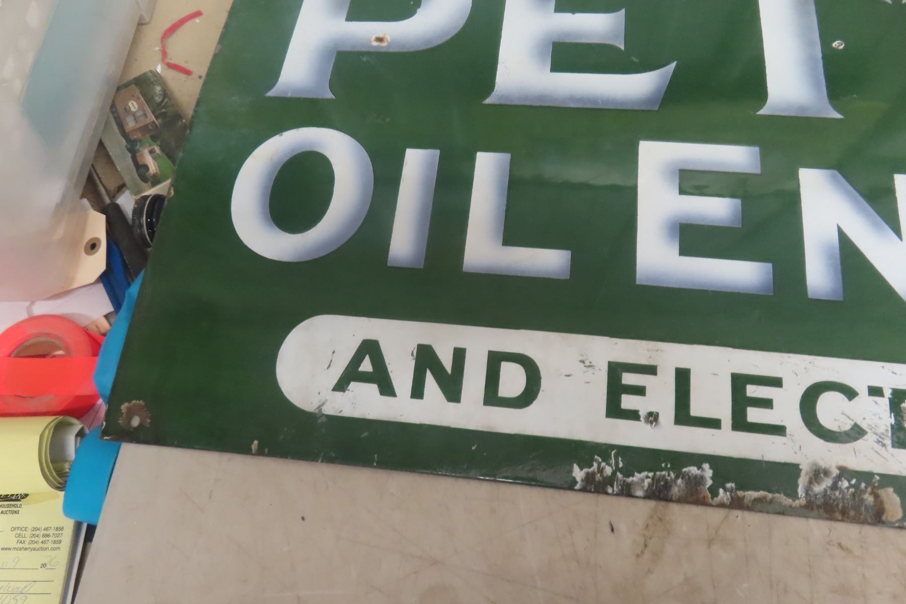 Petter Oil Engines Porcelain Sign 18