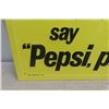 Image 5 : Pepsi-Cola Metal Tin Embossed Sign 1964 26 1/2" x 34"