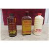 Image 1 : Three Shell Pint Bottles 1930s Furniture Polish Spot Remover And Insect Spray