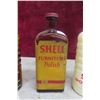 Image 3 : Three Shell Pint Bottles 1930s Furniture Polish Spot Remover And Insect Spray