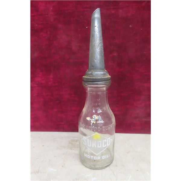Sonoco Quart Oil Bottle With Funnel