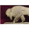 Image 3 : 1930 Canada National Parks Buffalo Grill Badge Brass 4 1/2" x 3"