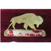 Image 6 : 1930 Canada National Parks Buffalo Grill Badge Brass 4 1/2" x 3"