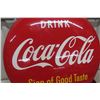 Image 2 : Drink Coca Cola Sign Of Good Taste Porcelain Sign 24" Diameter 1950s