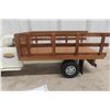 Image 8 : Tonka Lumber Truck Pressed Steel w/ Wood Stake Bed 1950s 16 1/2" Professionally Restored