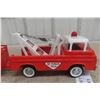 Image 10 : Nylint Ford Econoline U Haul Tow Truck And Trailer 1960s Pressed Steel 21"