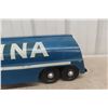 Image 10 : Otaco Minnitoy Fina Tanker Truck And Trailer 1940s Or 1950s Pressed Steel 28 1/2"