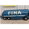 Image 3 : Otaco Minnitoy Fina Tanker Truck And Trailer 1940s Or 1950s Pressed Steel 28 1/2"