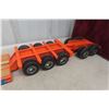 Image 12 : Allen Toy Co 1/16 Scale Mack Truck Lowbed With Overload Flatbed 4 Piece Set Total Length 60"