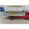 Image 8 : Lincoln Construction Dump Truck 1940s Or 1950s Pressed Steel 19"