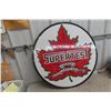 Image 1 : Supertest Canada All Canadian Company Porcelain Sign 30" Diameter Reproduction