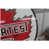 Image 7 : Supertest Canada All Canadian Company Porcelain Sign 30" Diameter Reproduction