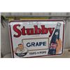 Image 1 : Stubby Grape Metal Sign Reproduction 19 1/2" x 27 1/2"
