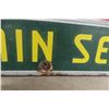 Image 11 : Drink Coca Cola Fountain Service Porcelain Sign 14" x 27"