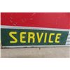Image 12 : Drink Coca Cola Fountain Service Porcelain Sign 14" x 27"