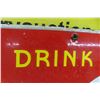 Image 2 : Drink Coca Cola Fountain Service Porcelain Sign 14" x 27"