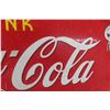 Image 4 : Drink Coca Cola Fountain Service Porcelain Sign 14" x 27"