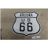 Image 1 : Arizona US 66 Metal Sign 16" x 16" Reproduction