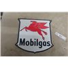 Image 1 : Mobil Gas Porcelain Sign 12" x 12" Reproduction