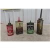 Image 1 : 4 Home Lubricant and 1 Penetrating Oil; 1 Archer 402 Bardahl 3 Oz; Texaco and Enarco