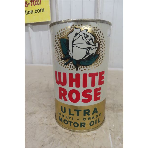 White Rose Ultra Motor Oil Quart Can