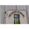Image 5 : Stubby Metal Tin Embossed Vertical Sign; 1940s or 50s; Delicious Flavor Zip in Every Sip and Soda Je