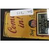 Image 2 : White Rose Fantasy EN-AR-CO Oil Sign, 4" x 13 1/2", Limited Edition No. 7 of 20