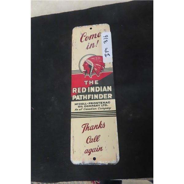 Red Indian Pathfinder Palm Press Fantasy, 4" x 13 1/2", Limited Edition No. 5 of 20