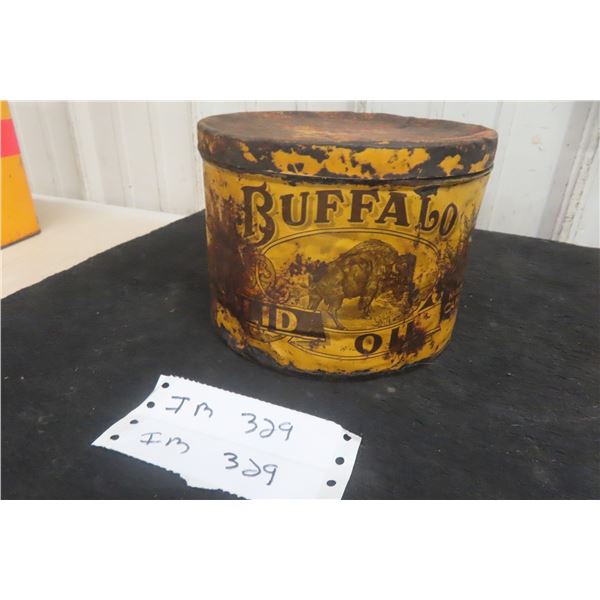 Buffalo Solid Oil Can, 5" Height, 6 1/8" Diameter