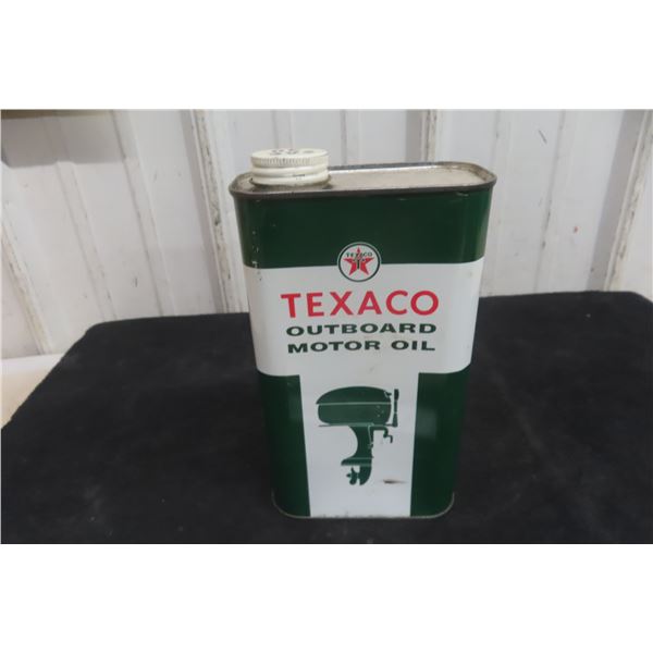 Texaco Outboard Motor Oil Can