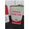 Image 3 : 2 One-Gallon Cans: Esso Universal and Texaco Chain Lube