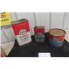 Image 1 : 3 Esso Cans (Various): 1-Gallon, Quart Petroleum Oil, and Axle Grease