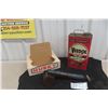 Image 1 : Husky Cardboard Carrier, 1-Gallon Motor Oil and 6-Insecticide Sprayer