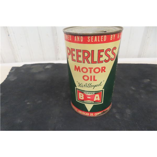 BA Peerless Motor Oil, Quart Can