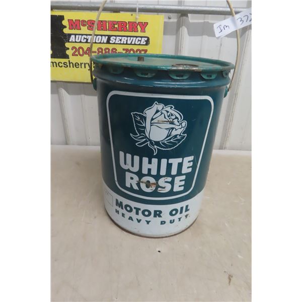 White Rose Motor Oil, 5-Gallon Pail