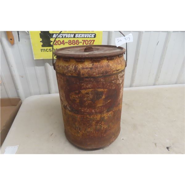 Buffalo 5-Gallon Oil Pail, Rusty
